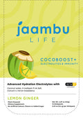 CocoBoost+ Electrolytes & Immunity – Lemon Ginger
