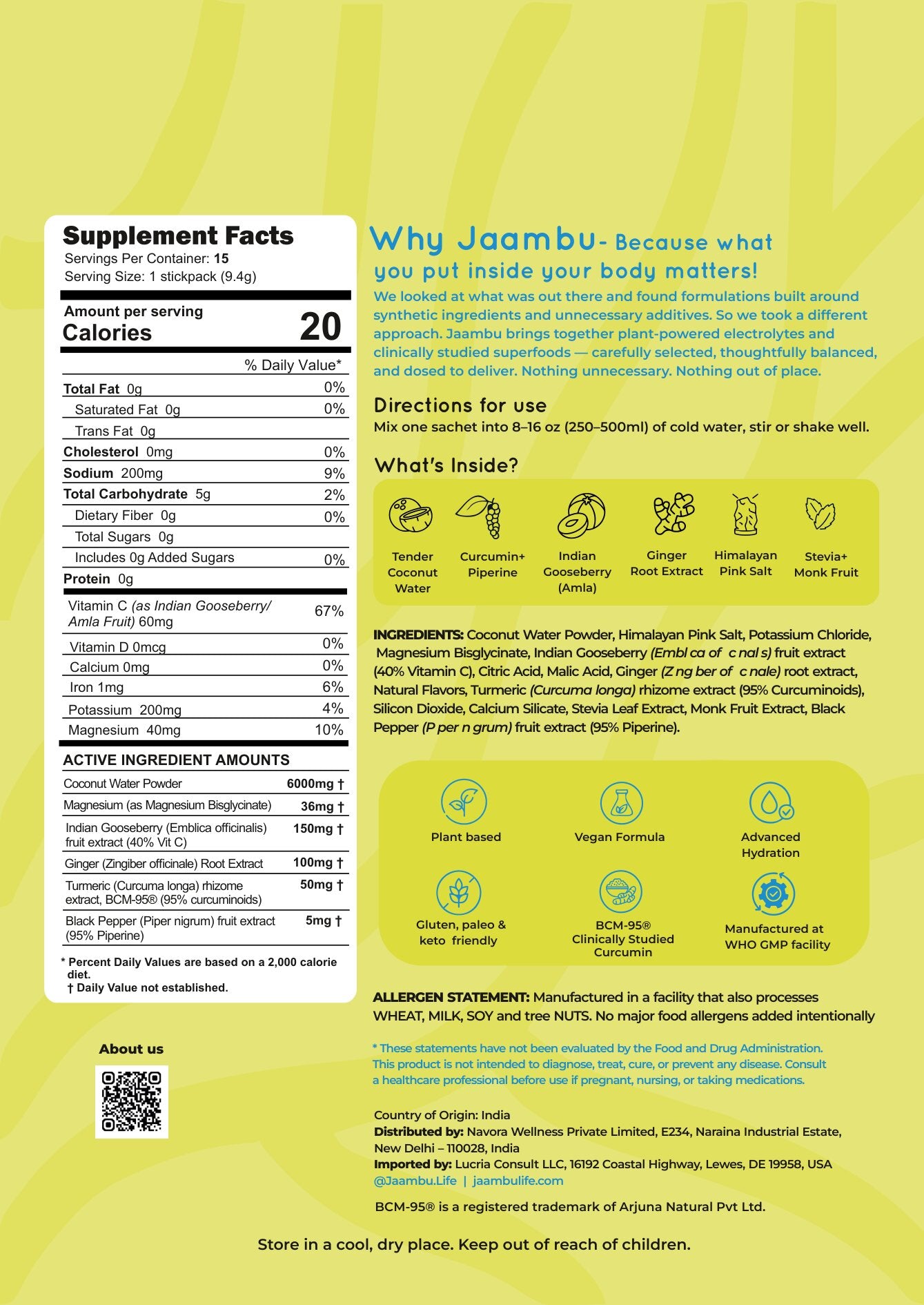CocoBoost+ Electrolytes & Immunity – Lemon Ginger