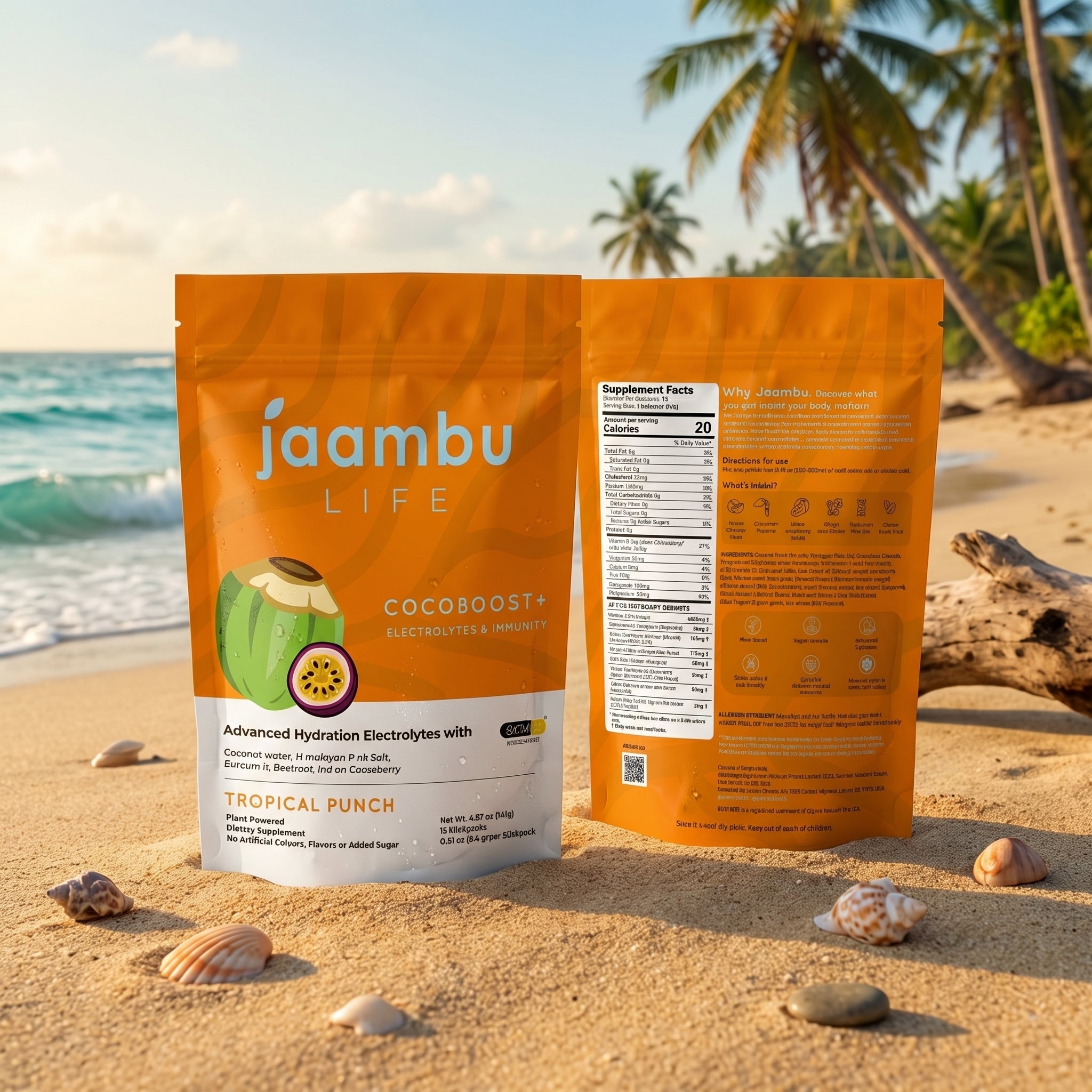 CocoBoost+ Electrolytes & Immunity – Tropical Punch