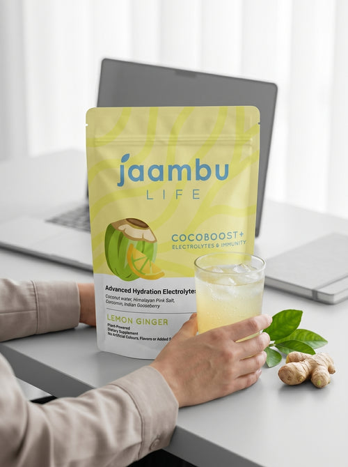 CocoBoost+ Electrolytes & Immunity – Lemon Ginger