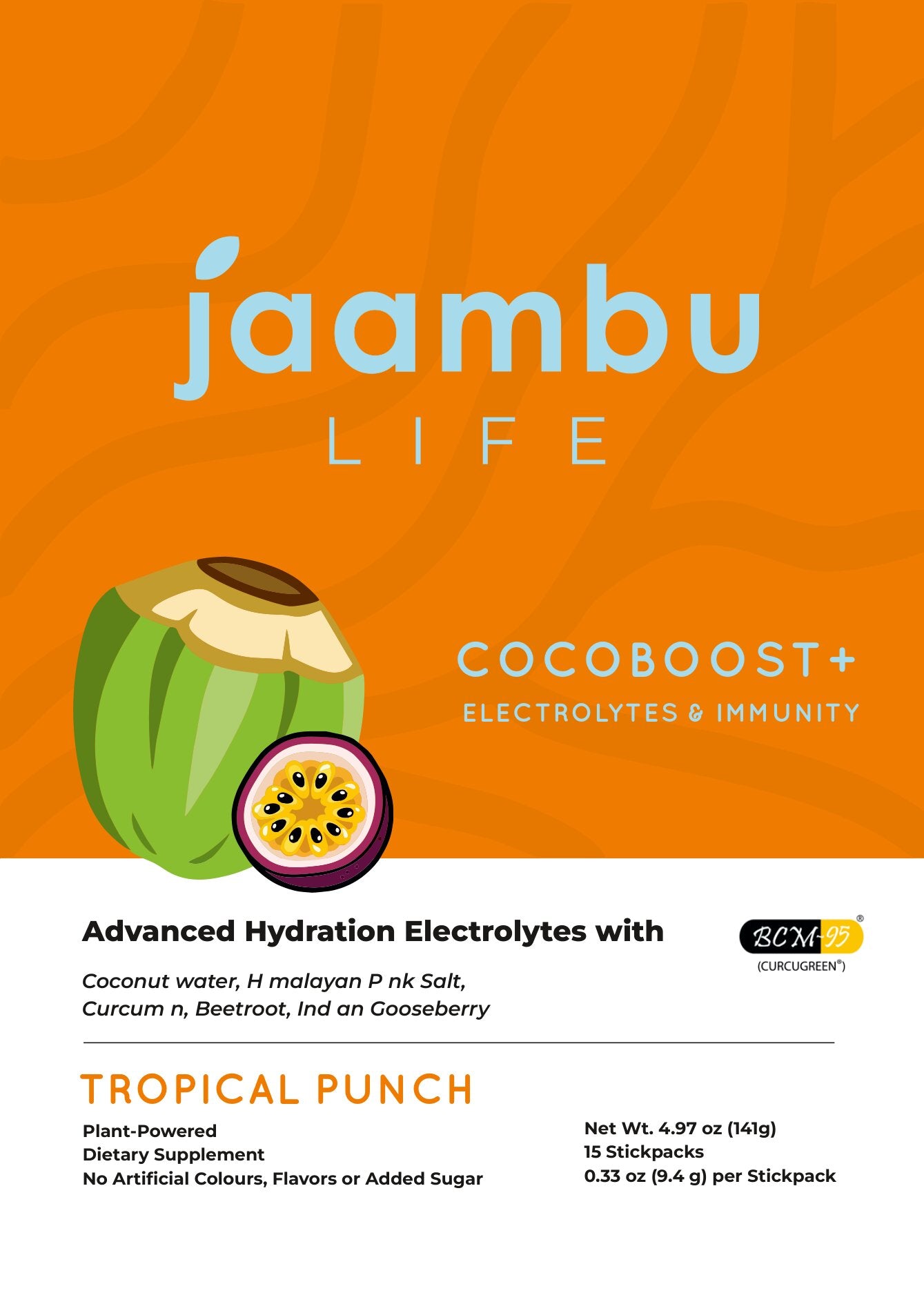 CocoBoost+ Electrolytes & Immunity – Tropical Punch