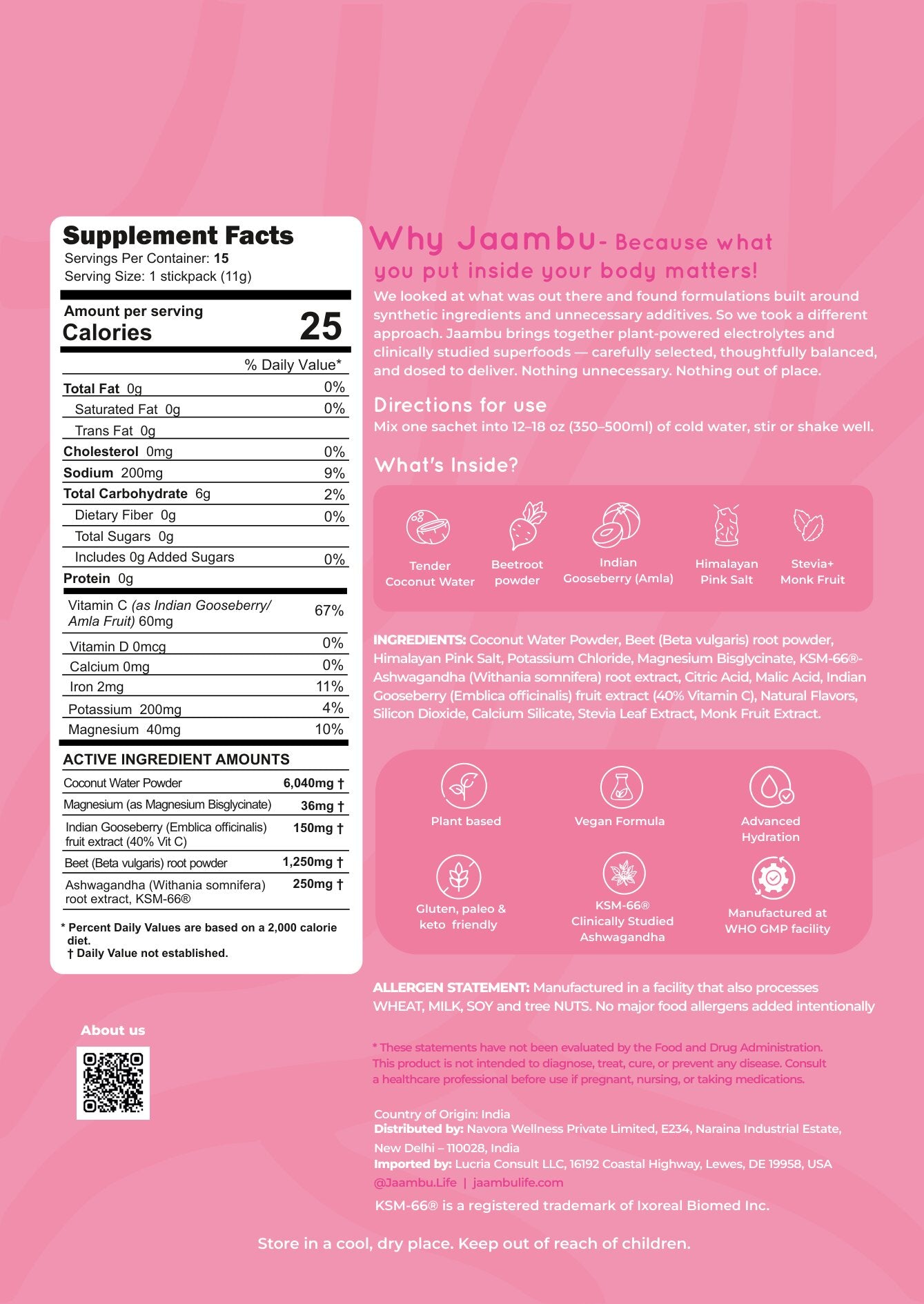 CocoBoost+ Electrolytes & Endurance – Strawberry Lemonade